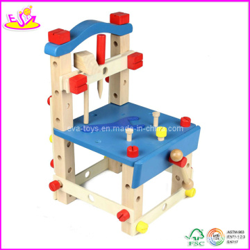 Children DIY Working Bench, Made of Solid Wood (W03D025)